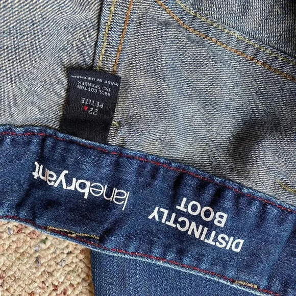 Lane Bryant Distinctly Boot Jeans Light wash blue Women Plus Size 22P Pocket - Picture 2 of 6